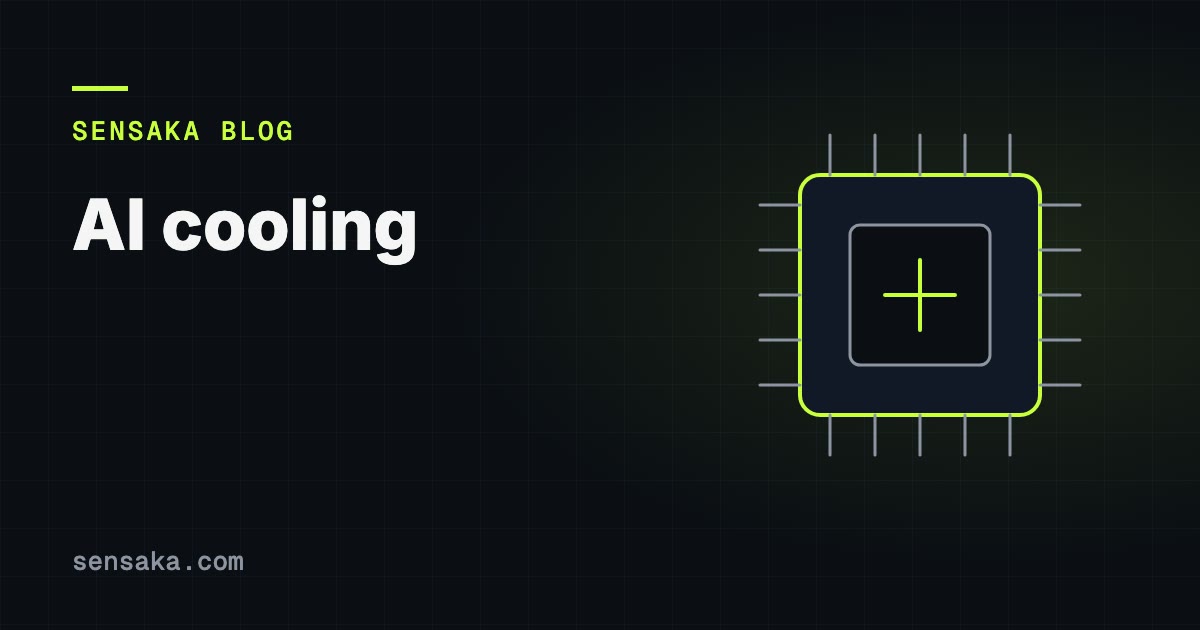 AI Cooling: Thermal Risk and Data Center Stability: illustration of a processor chip with pins