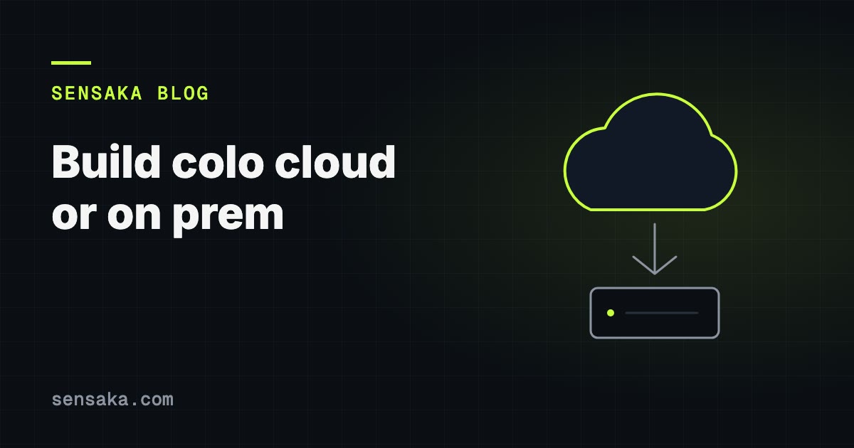 Build, Colo, Cloud or On-Prem: How Should the CIO Decide: illustration of a cloud linked to on-prem servers