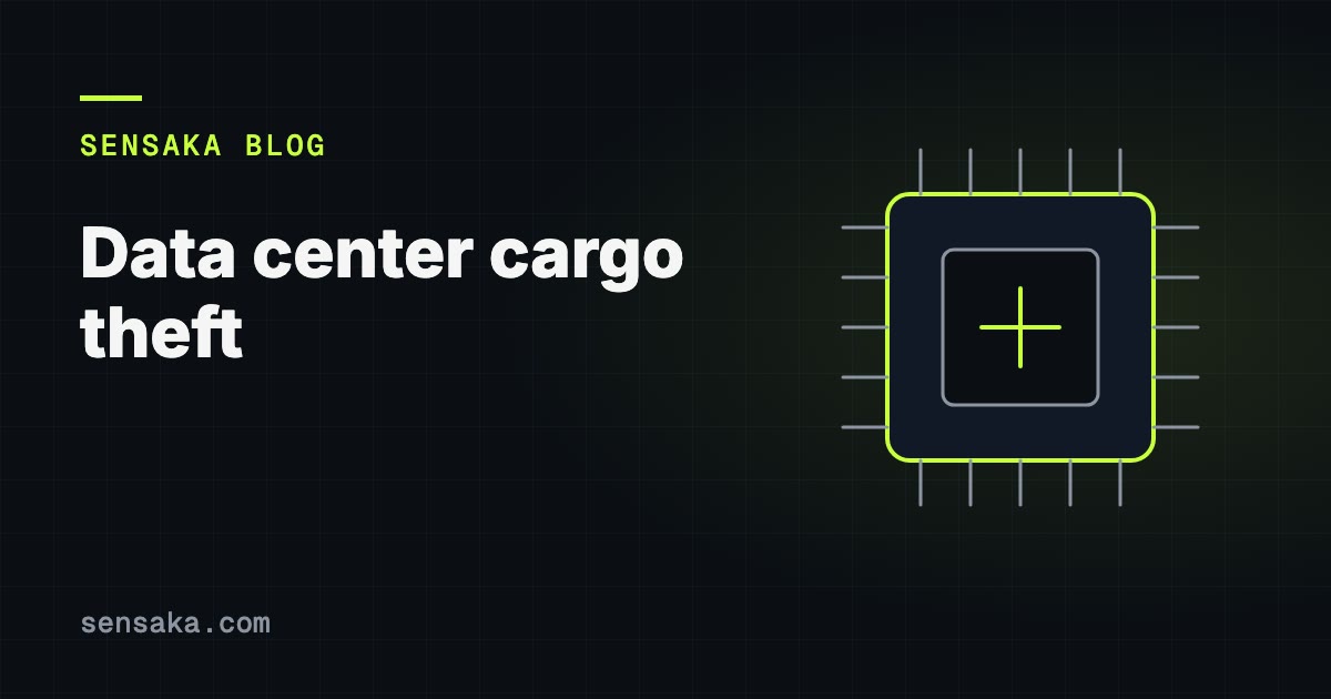 Data Center Cargo Theft: AI Hardware Lost Before the Rack: illustration of a processor chip with pins