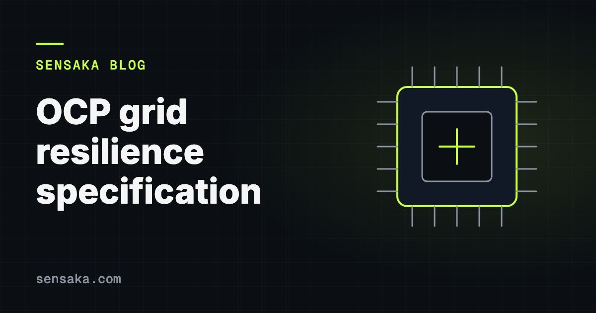 OCP Grid Resilience Spec: What It Asks of AI Data Centers: illustration of a processor chip with pins