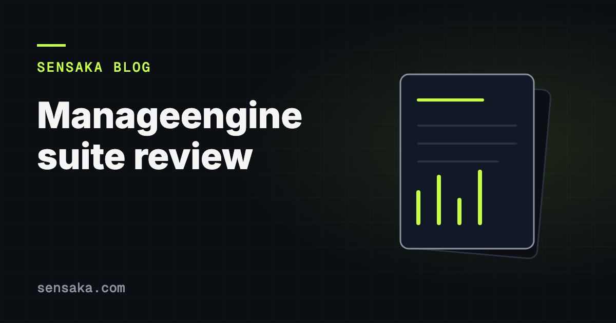 A suite is not a platform: illustration of a report with headings and bars