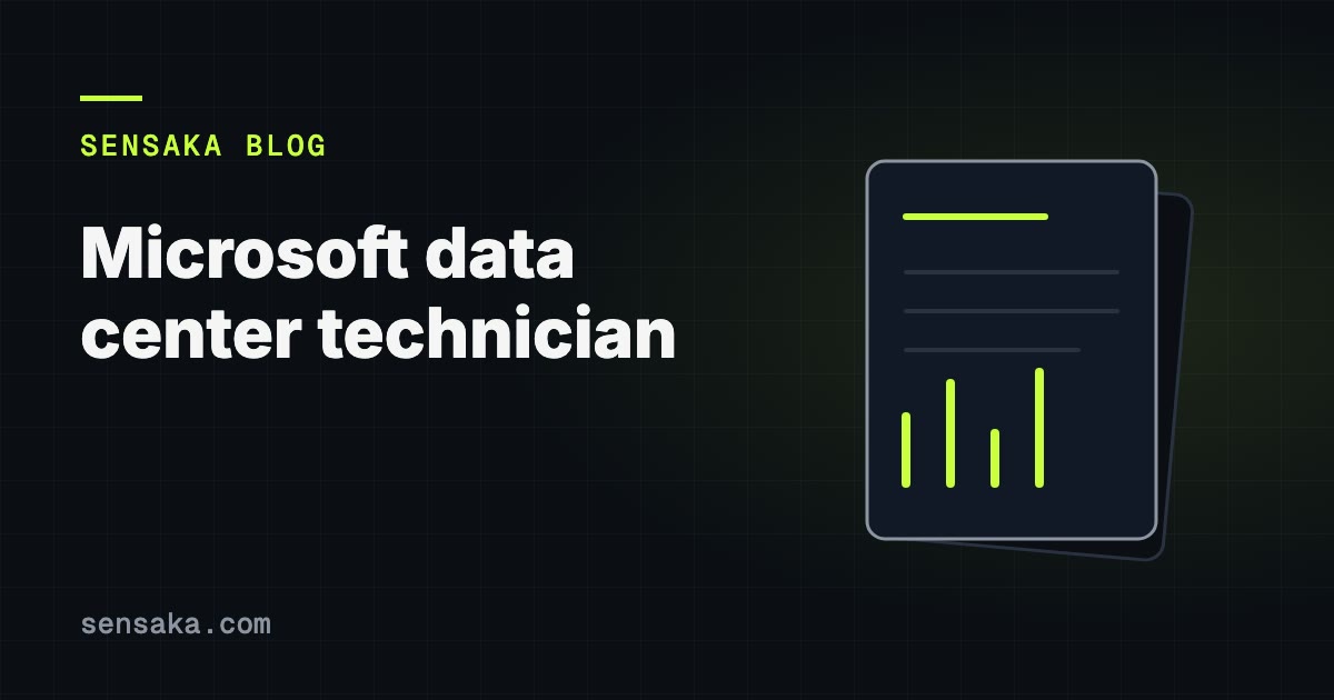 The Microsoft Data Center Dream Is Real: illustration of a report with headings and bars
