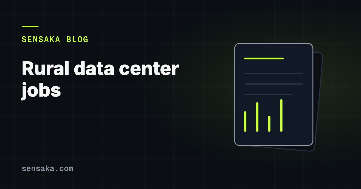 Rural Data Center Boom Becomes a Fight Over Jobs and Taxes: illustration of a report with headings and bars