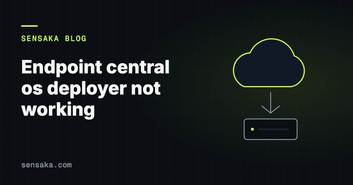 The weekend update that broke fleet imaging: illustration of a cloud linked to on-prem servers