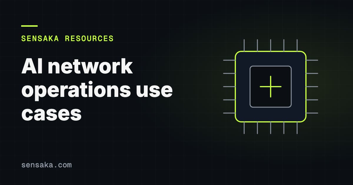 AI Network Operations Use Cases in Data Centers: illustration of a processor chip with pins