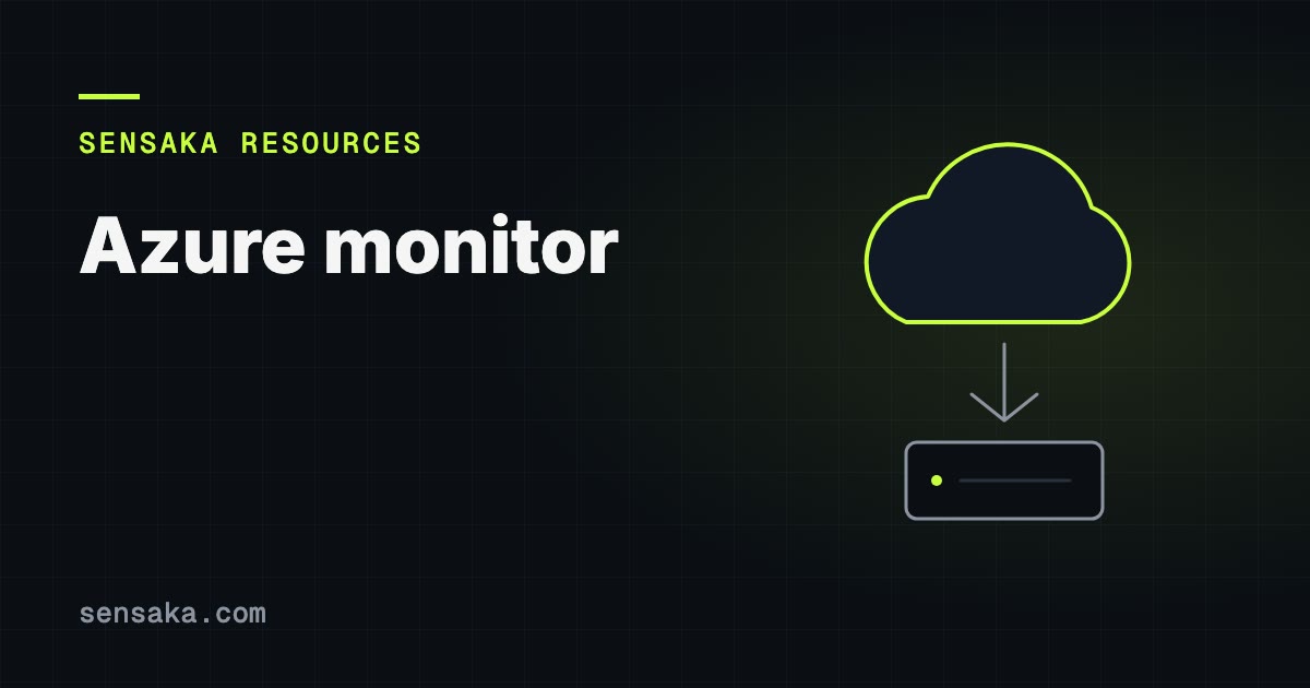 Azure Monitor Explained: Scope, Costs & Blind Spots: illustration of a cloud linked to on-prem servers