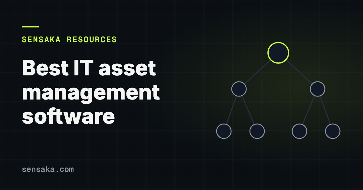 Best IT Asset Management Software 2026: 7 Compared: illustration of a linked record graph (CMDB)