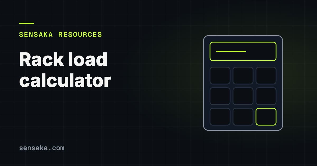 Rack Load Calculator: Static Weight vs UDL and PDL: illustration of a calculator grid with a result